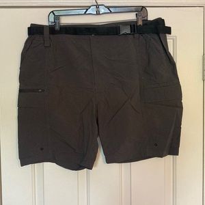Coleman - Hiking Shorts with Belt Buckle - Gray - Size XL (40-42)